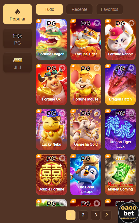 Jogos Certificados cacobet.com