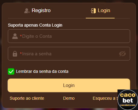 Segurança cacobet.com